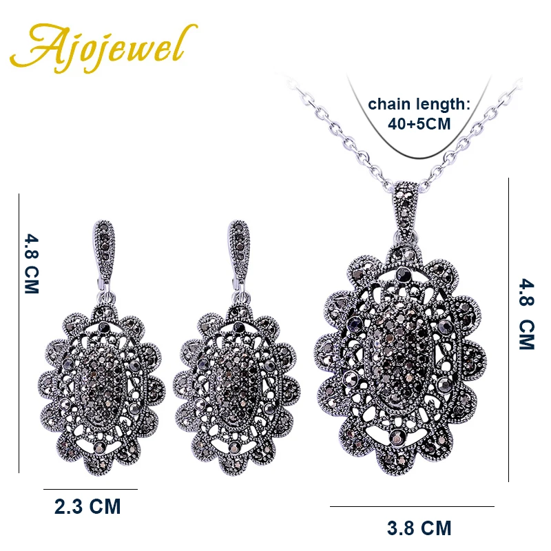 Женский винтажный комплект из колье и серёг|vintage necklace sets|necklace setnecklace earrings jewelry set |