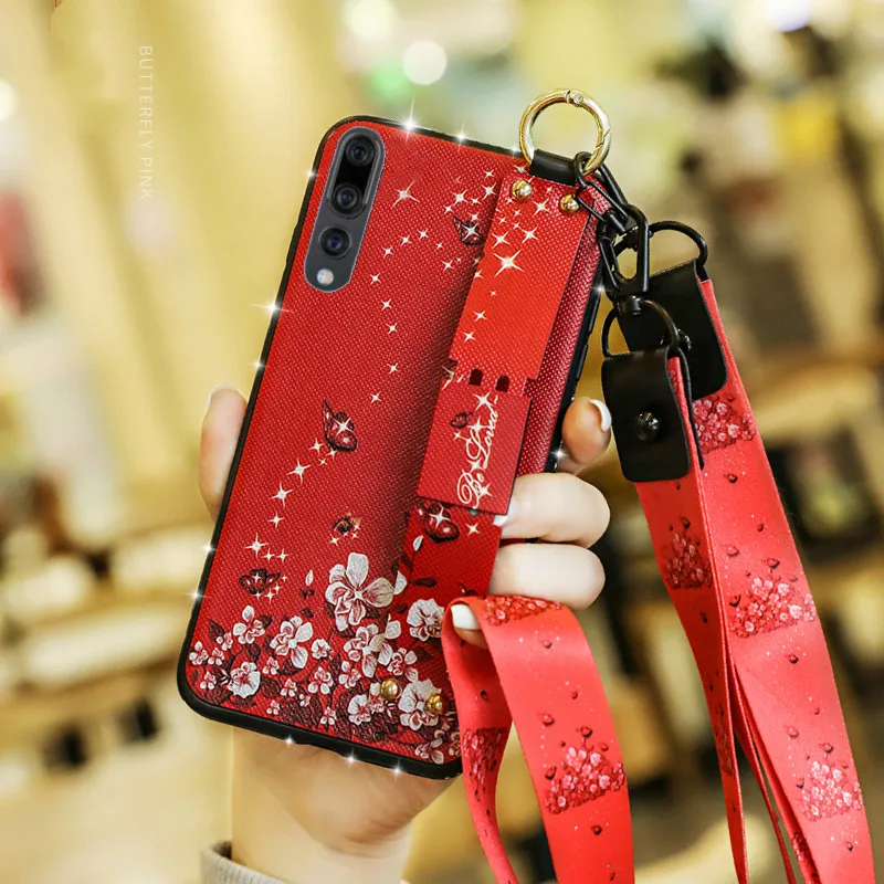 Для Samsung S7 edge Чехол женский S8 9 10 Plus Браслет Силиконовый Модный S10 Lite ремешок все