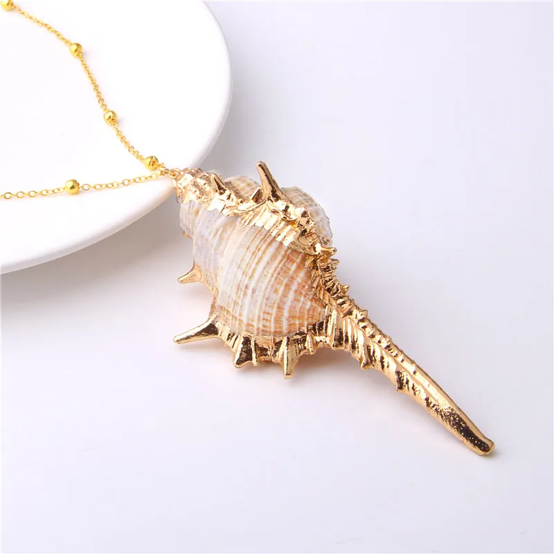 HIYONG 2019 Бохо раковины ожерелье из морской кулон для женщин оболочки Cowrie летние
