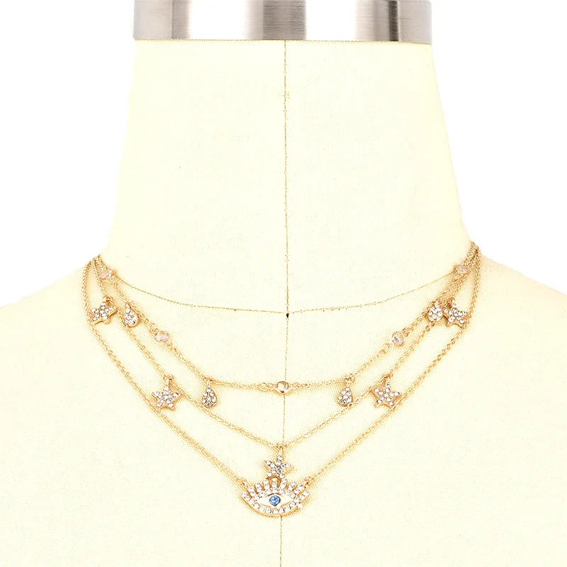 3 шт./компл. модное женское ожерелье с изображением капель воды кисточки в виде