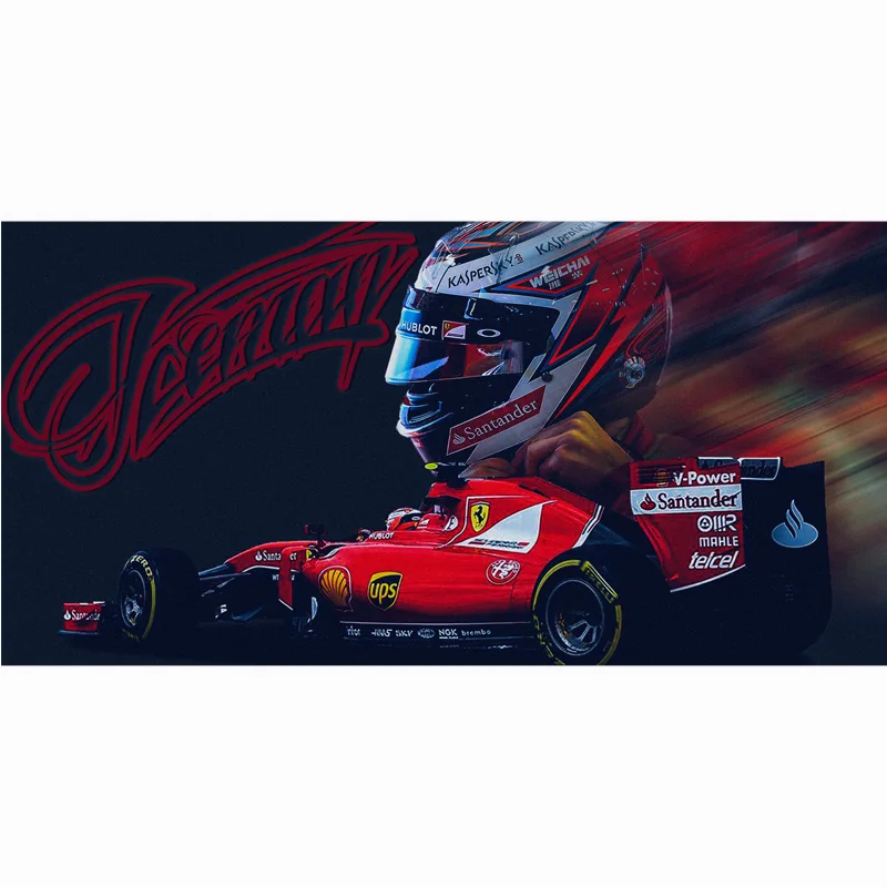 70*140 см 100% бамбуковое волокно Хорошо Впитывающее Kimi Raikkonen мягкое удобное высшее
