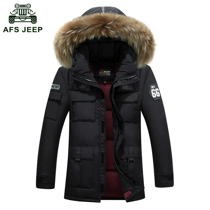 2018 Новый Для мужчин пуховик Верхняя одежда с капюшоном Кофта для отдыха AFS джип