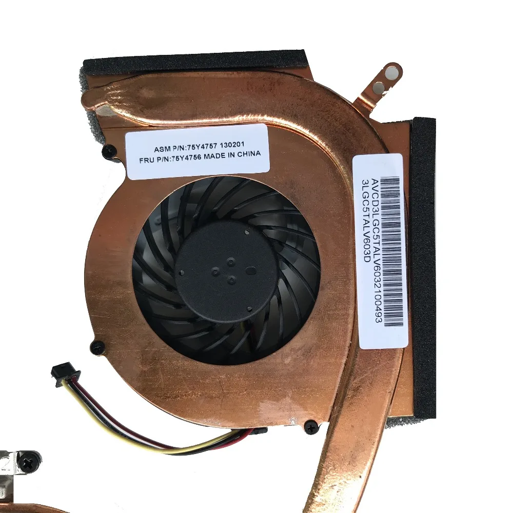 Новый оригинальный радиатор для ноутбука LENOVO 15 E40 E50 KSB06105HA FRU 75Y4756 75Y4757 100%