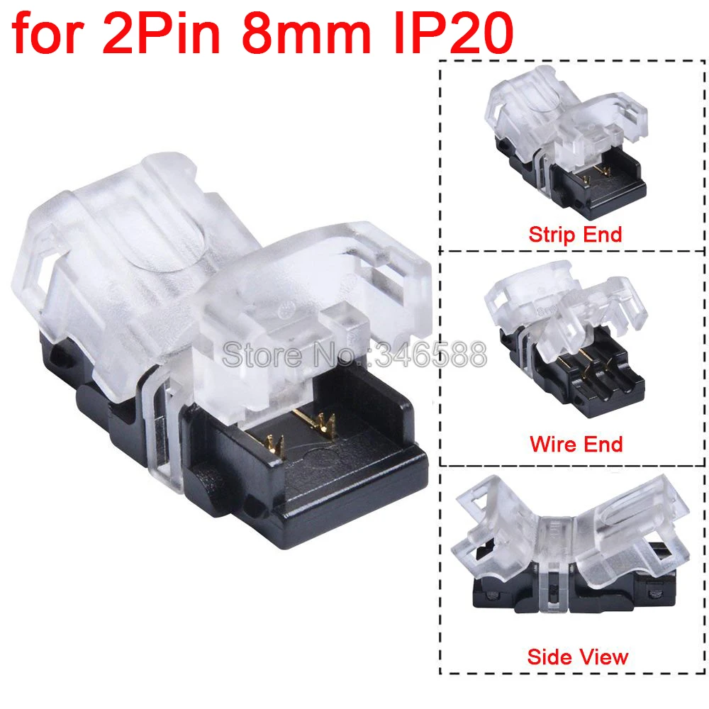 5 шт./лот 2Pin 3Pin 4Pin 5Pin светодиодные ленты Разъем для одного цвета RGB RGBW CCT цвет светодиодные ленты для подключения провода использовать терминалы
