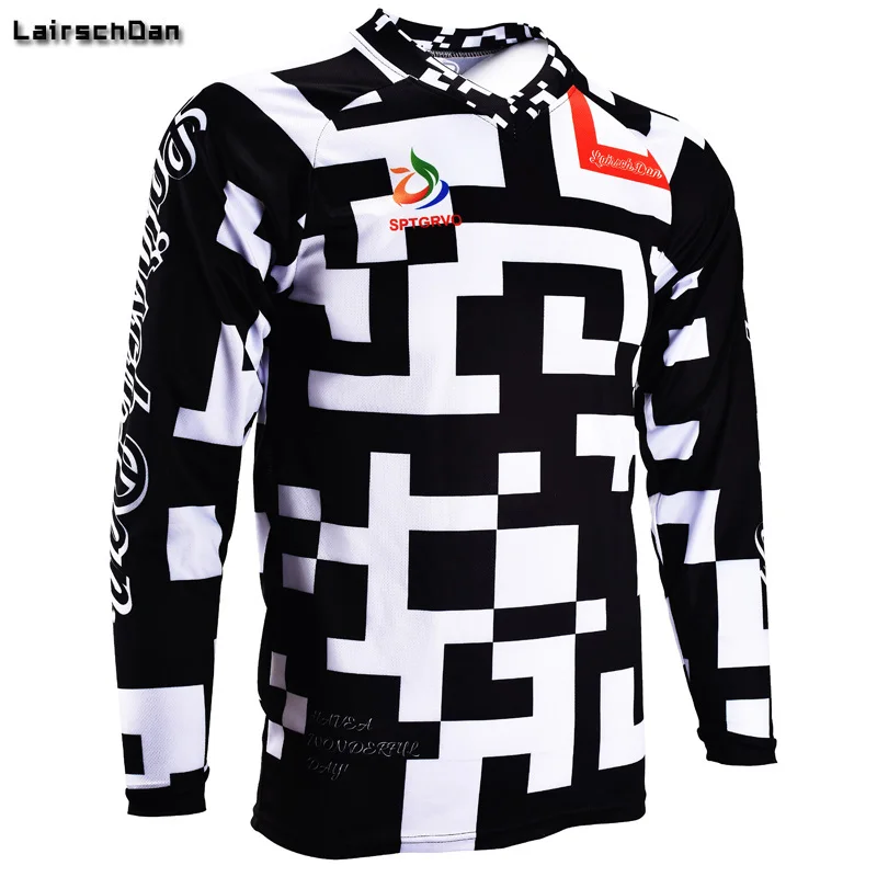 SPTGRVO Lairschdan 2019 Men Moto Motocross Jerseys MTB Enduro Downhill T-shirt Offroad Long Sleeve Motorcycle BMX DH Clothing | Спорт и