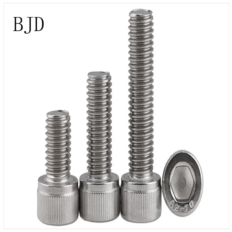 Внутренние шестиугольные винты из нержавеющей стали GB70 миниатюрные болты M4 * 8 10 12