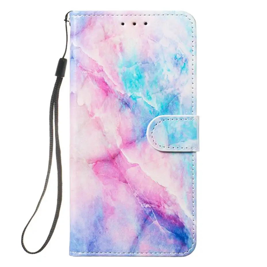 Флип кейс из искусственной кожи для Samsung Galaxy S10 E S9 S8 A10 A20 A30 A40 A50 A70 M10 M20 M30 A6 A7 J4 J6 2018