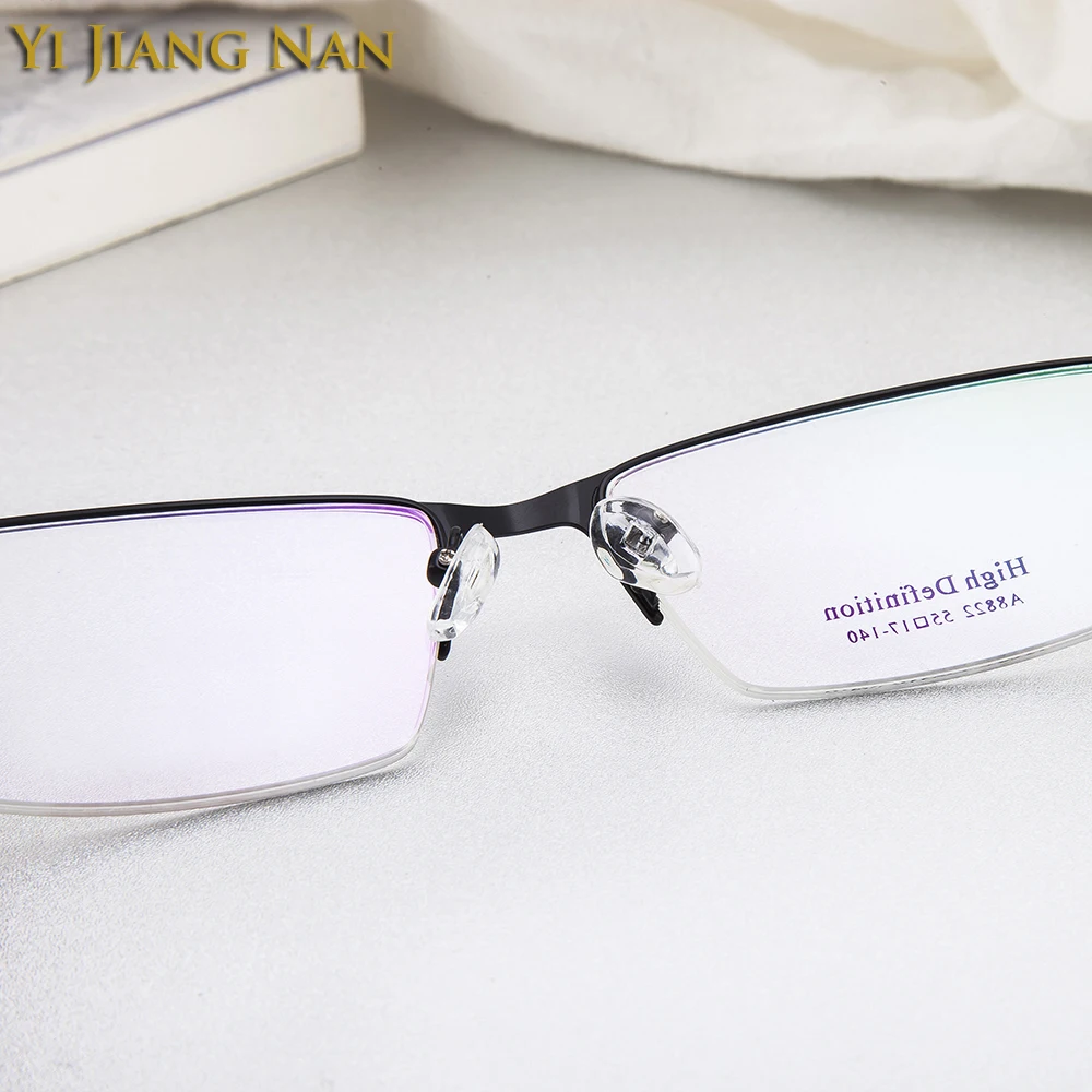 Очки для мужчин очки близорукости прозрачные линзы широкая оправа лица|brand glasses - Фото №1