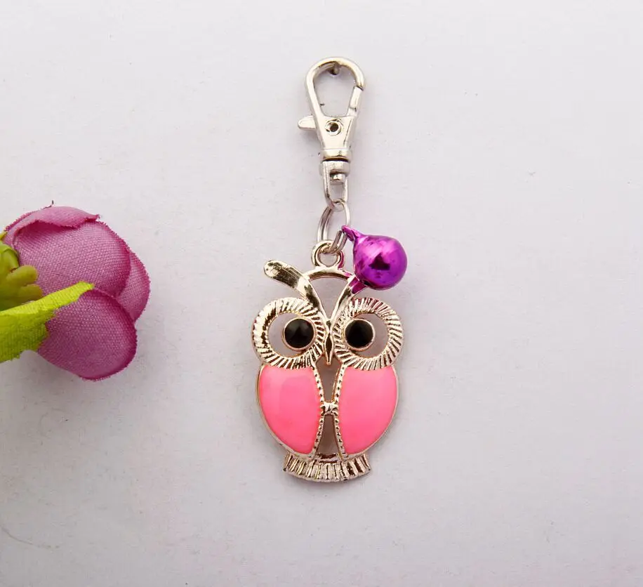 2015 капельная глазурь милая сова смесь колокольчиков Очаровательная вращающаяся