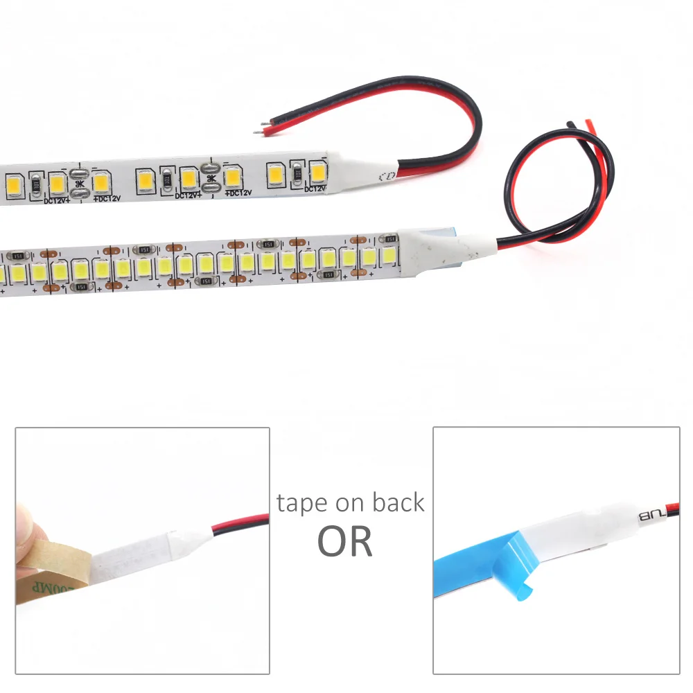 Светодиодная лента 12V DC 1M 2M 3M 4M 5M SMD 2835 120LEDs 240LEDs Tira LED Гибкая ленточная лампа 3000K