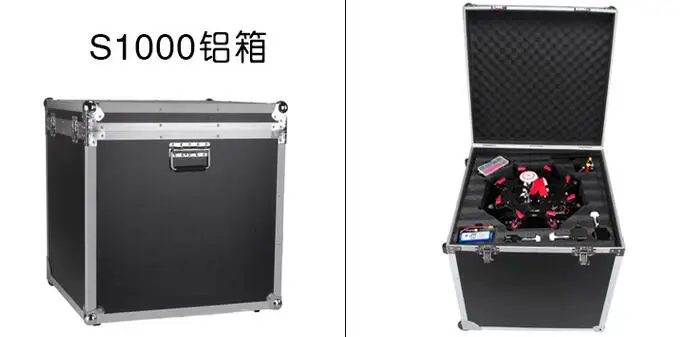 DJI S1000 CASE Полета чехол Алюминий костюм Чехол Коробка для DJI S900 DJI S1000 RC Дрон Квадрокоптер с дистанционным управлением(Алюминий+ АБС-пластик) на - Цвет: DJI S1000 CASE