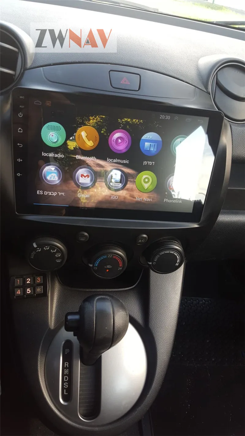ZWNAV Android 6,0 ram 2GB Автомобильный gps Радио экран без dvd-плеера для Mazda 2 2007- головное устройство Мультимедиа gps навигация