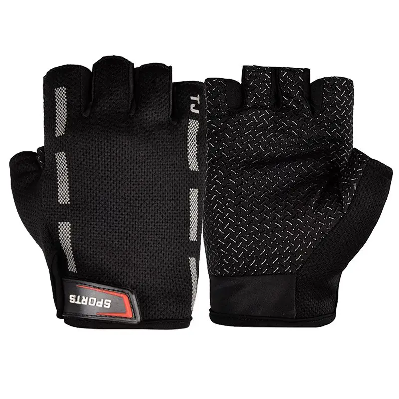 Велосипедные перчатки с полупальцами дышащие быстросохнущие солнцезащитные для