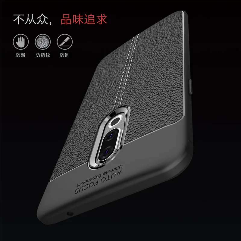 WolfRul Meizu 15 Plus Cover Shockproof Luxury Leather TPU Case For Phone Fundas Shells 5.95&quot | Мобильные телефоны и
