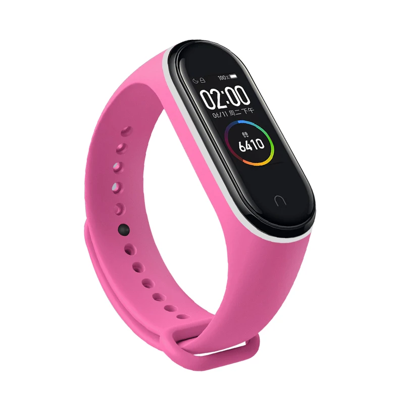 15 Браслет для Xiaomi mi Band 4/3 ремешок mi band 4 аксессуары водонепроницаемый силиконовый браслет для Xiaomi mi Band 3 сменный ремешок - Цвет ремешка: 15