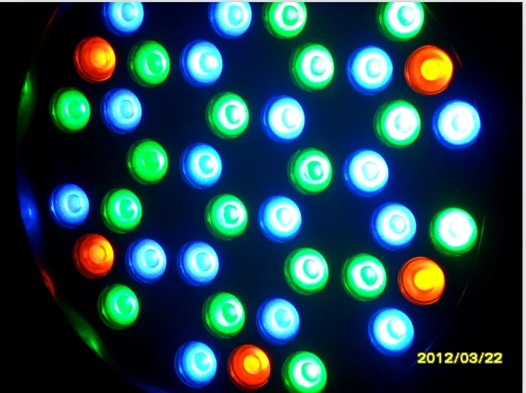 30 шт./лот 54x3W LED Par64 свет RGBW классическая форма DMX512 4/8CH Led Par can 180W сценический par Банки