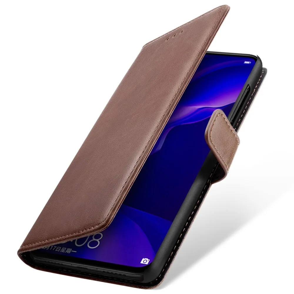 SLEO для huawei Nova 4 3 чехол люкс из искусственной кожи флип кошелек
