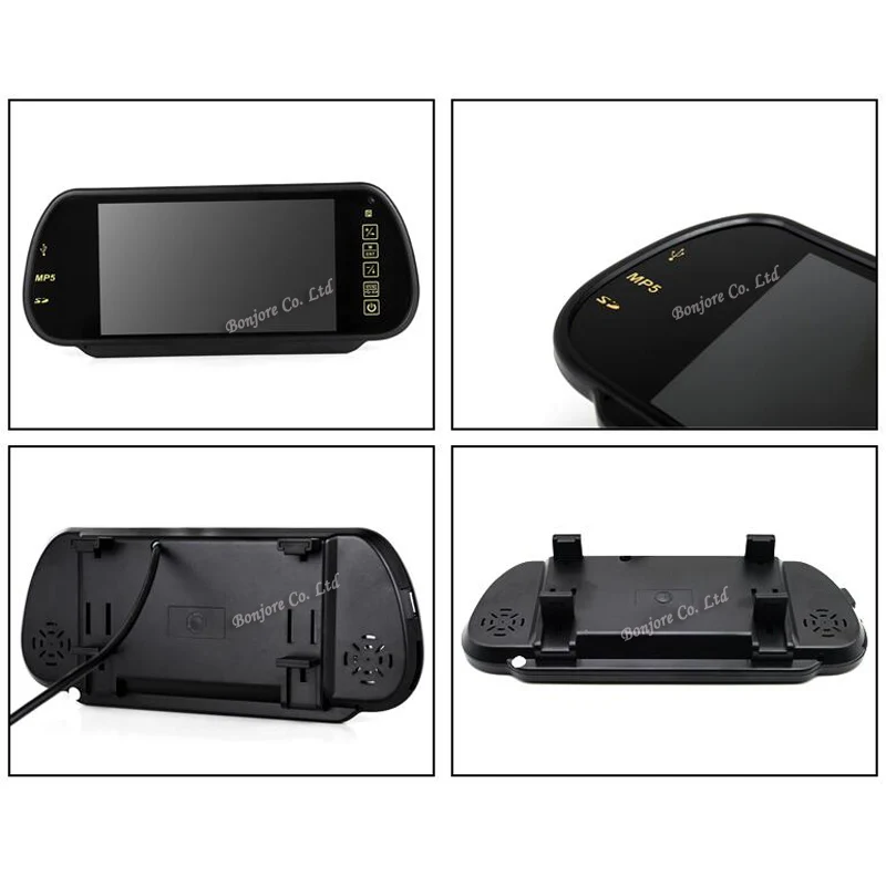 

Koorinwoo 7 Inch Color TFT LCD 1024P MP5 Bluetooth Car Rear View Mirror Monitor Parking Screen SD USB FM Radio For Camera Back