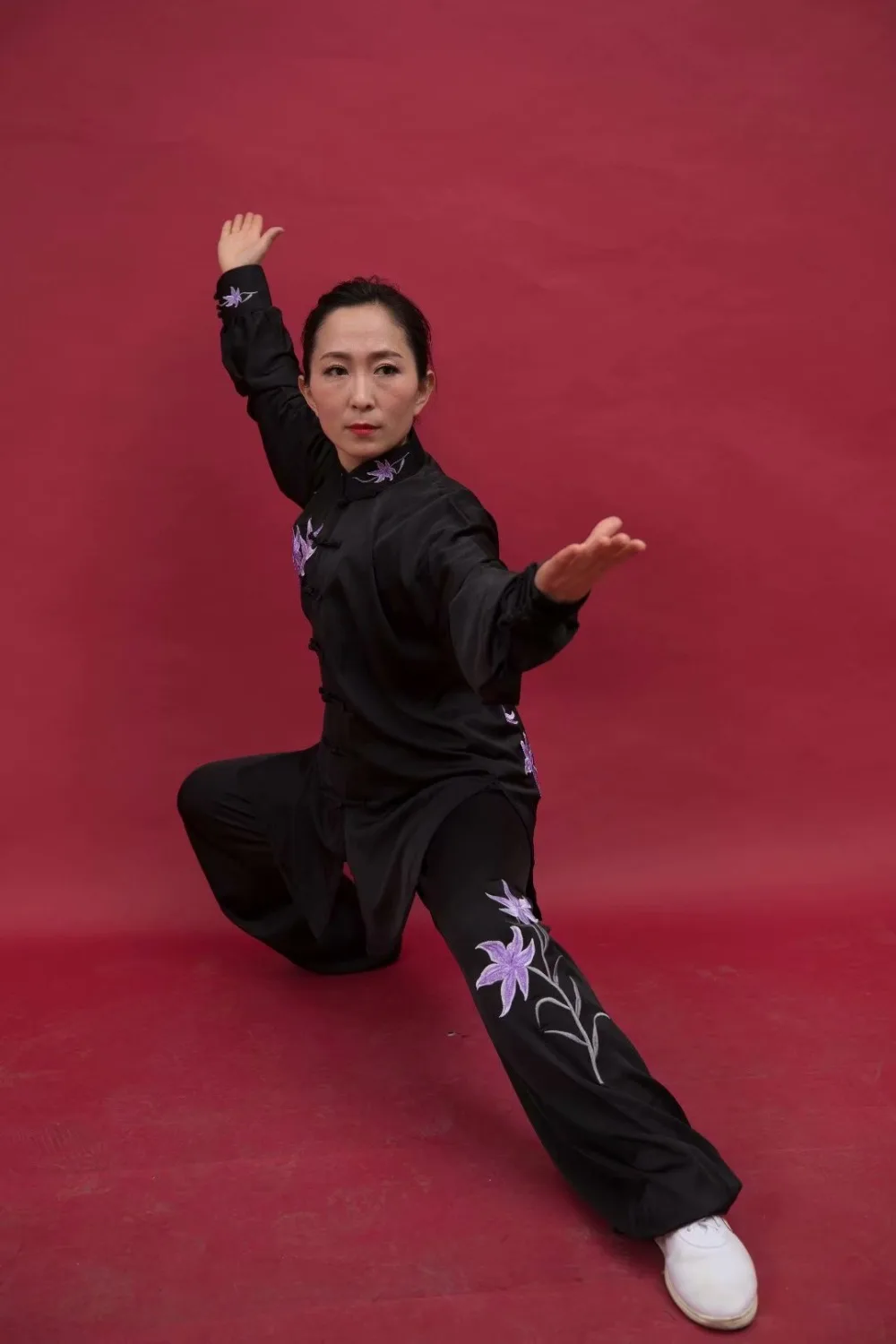 Wushu taichi одежда тайцзи changquan Униформа боевых искусств соревнование вышитая kungfu