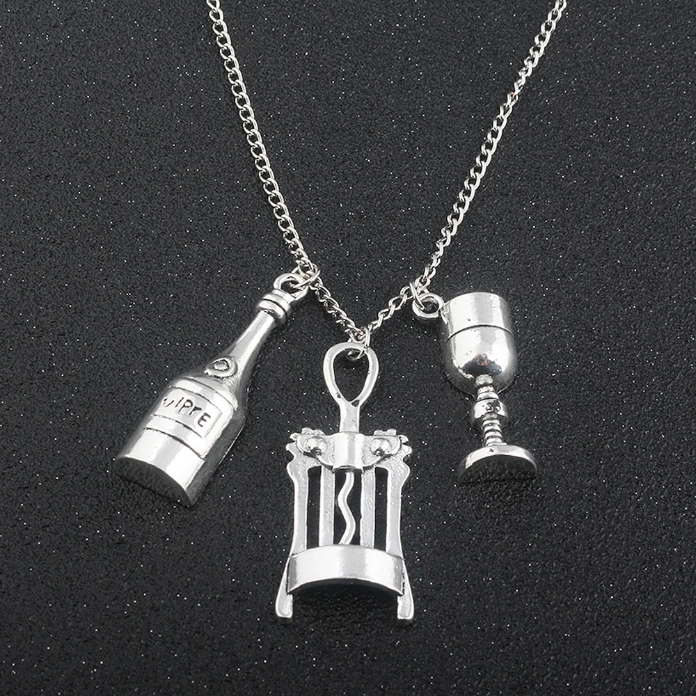 Fashion бармен Инструменты металлический Брелки Творческий Бокалы под Вино вина