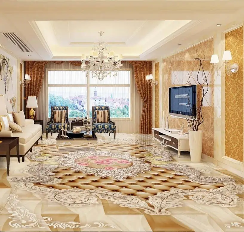 2020 pvc floor vinyl rolls marble self adhesive waterproof wallpaper Bathroom living room bedroom 3D | Обустройство дома