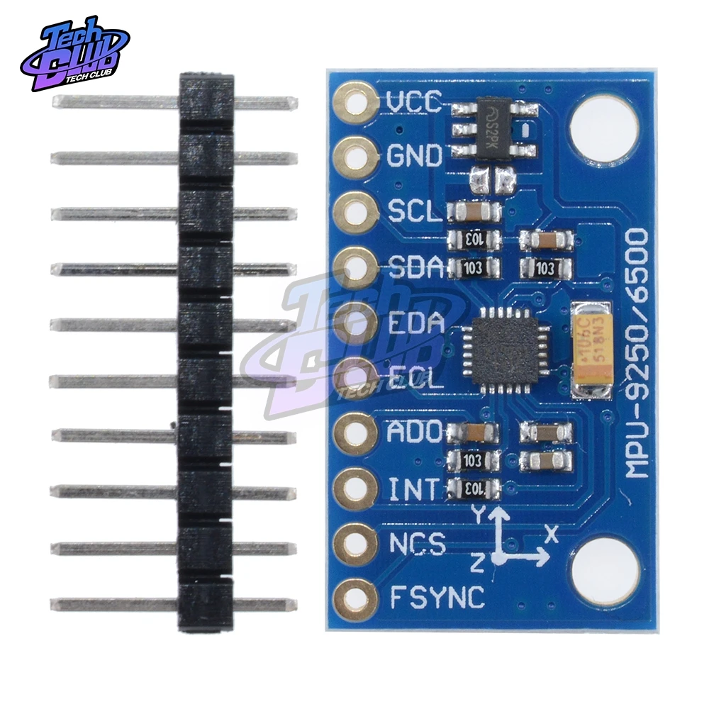 SPI интерфейс межсоединений интегральных схем/I2C GY 9250 MPU 9 ось Отношение + гироскоп
