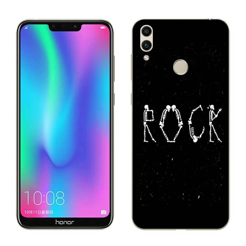 6.26&quot for Huawei Honor 8C Ultrathin Back Cover Soft Silicone Coque Clear TPU Focus Painted Phone Case | Мобильные телефоны и