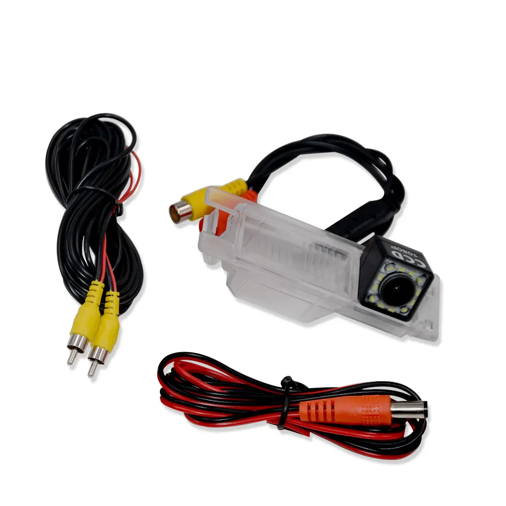 Золотой Для Opel Astra H J Corsa Meriva Vectra Zafira Insignia FIAT Grande Buick Regal Car CCD Night Vision12LED резервная камера заднего вида - Название цвета: Золотой