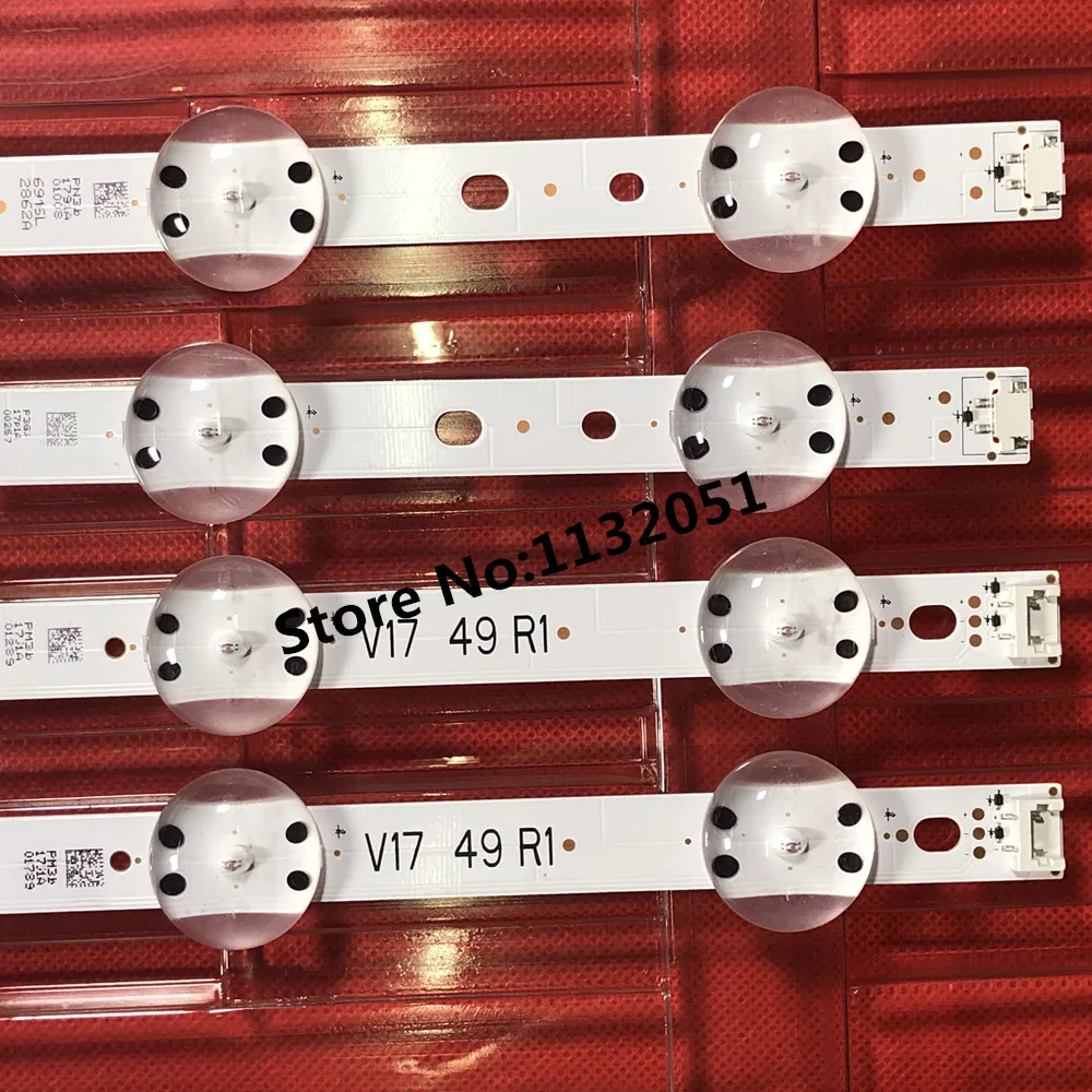 Подлинный и полосы для LG 49 дюймов 49 V17 ART3 2862 REV0.2 49 V17 ART3 2863 REV0.2