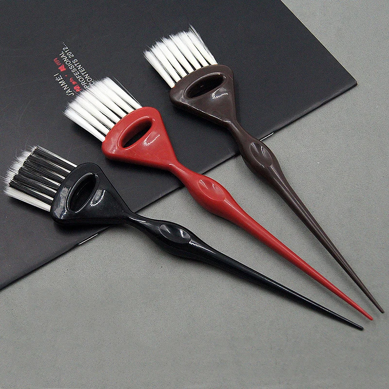 3 шт./компл. мягкие и жесткие двухслойные окрашивающие щетки для окрашивания