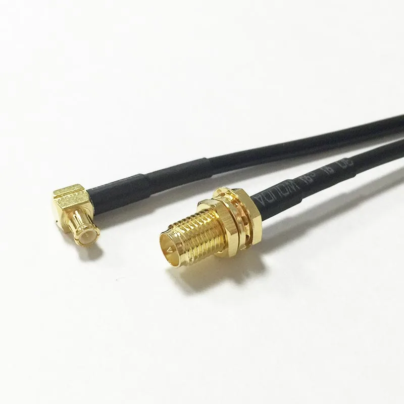 

Модем коаксиальный кабель RP-SMA гнездо Гайка переключатель MCX Штекер правый угол разъем RG174 кабель 20 см 8 дюймов адаптер RF джемпер