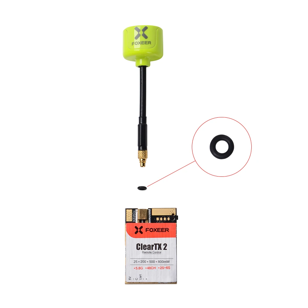 Foxeer cleartx 2 5 8G 48CH 25/200/500/800 МВт переключаемый передатчик vtx Совместимость MMCX леденец