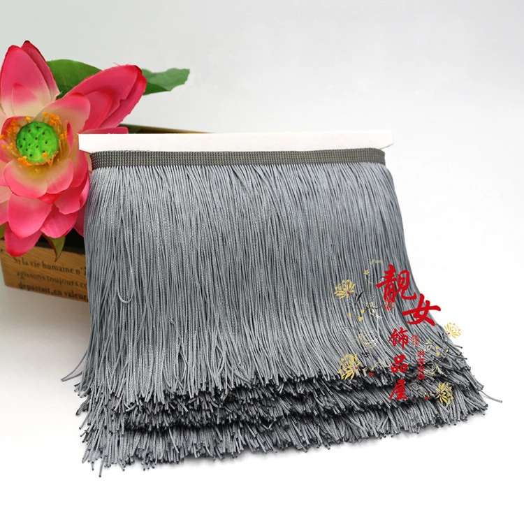 10Meter Long 15CM Polyester Tassel Fringe Trim Lace Yarn Ribbon Cord Guipure Sew Latin Dress Garment Accessories Curtain TF-M15 | Дом и сад