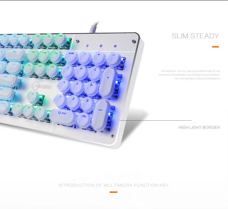 SeenDa Проводная игровая механическая клавиатура, игровая клавиатура с RGB подсветкой, переключатель с 104 клавишами, клавиатура для геймера, ПК, ноутбука, русский английский