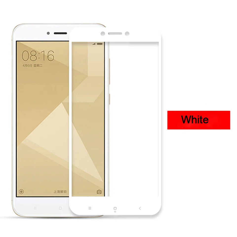 Стекло WellZly для xiaomi redmi 4x Защитное стекло закаленное на весь экран закаленная