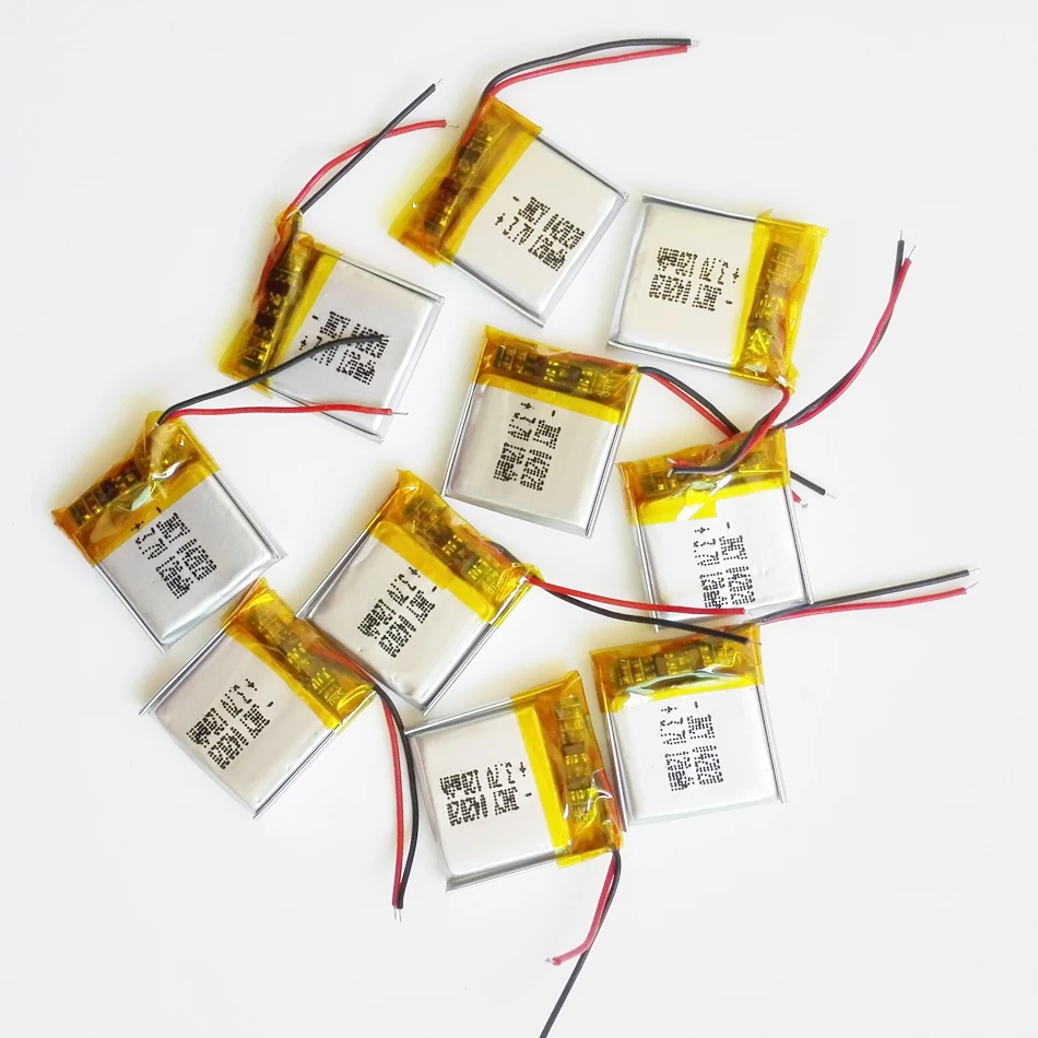 10 шт./партия литий ионные аккумуляторы 402020 120 мАч 3 7 в|li ion|rechargeable batterycell lipo |