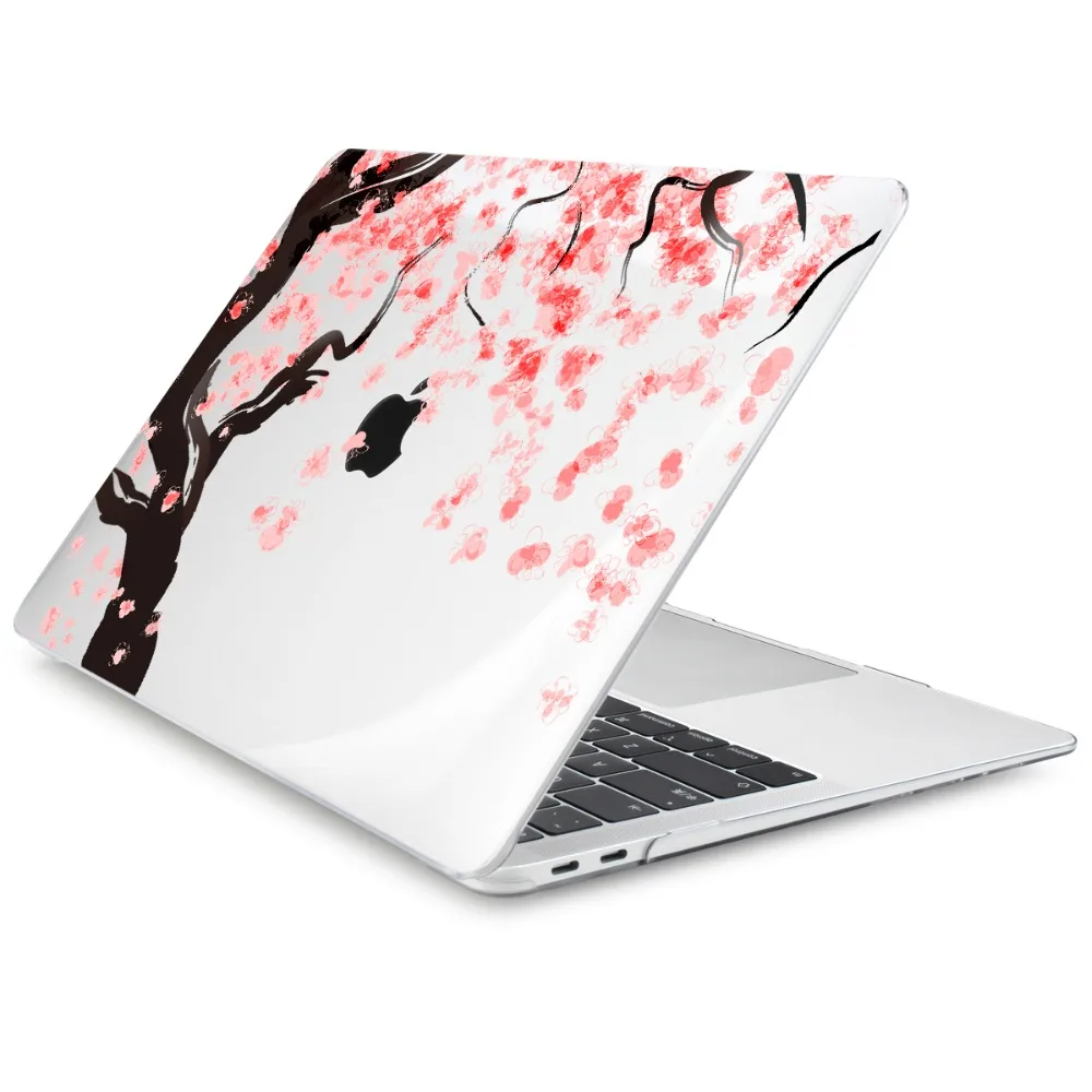 Batianda милые цветы 4в1 жесткий чехол с клавиатурой для MacBook Air Pro retina 11 12 13 15 Touch Bar A1989 A1708 A1990