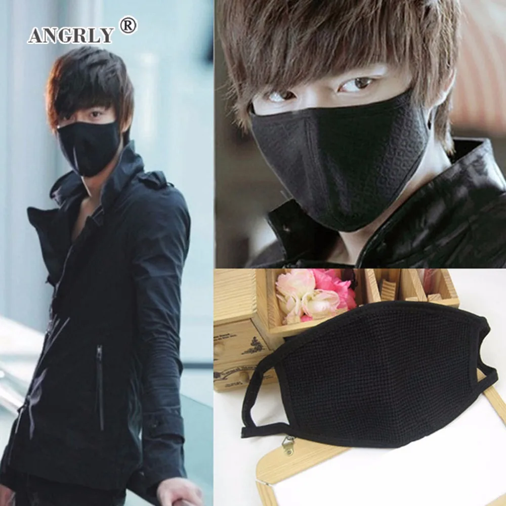 Черная маска для защиты от пыли велоспорта 1 шт. респиратор унисекс Модные