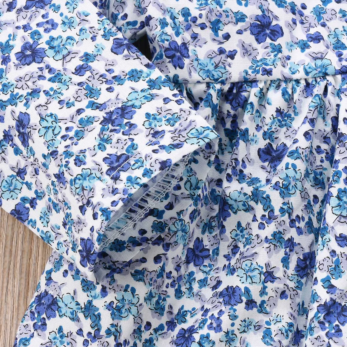 2017 платье с длинными рукавами и цветочным рисунком для новорожденных девочек