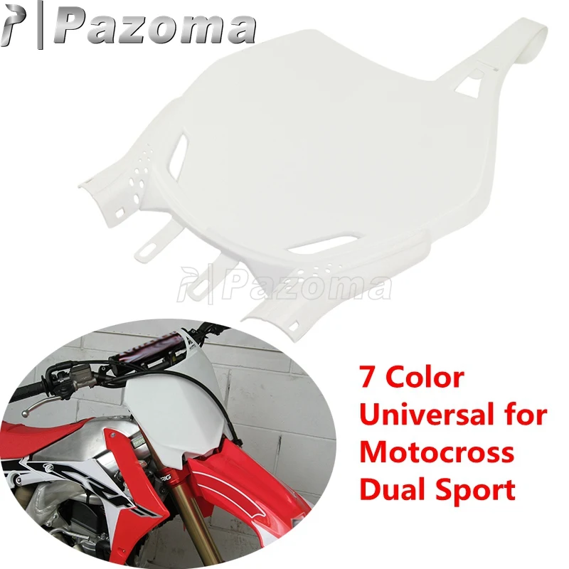 Мотокросс спереди номер именные таблички для Honda Yamaha Kawasaki Suzuki CRF 250R 450R EXC SX XC W F YZ125