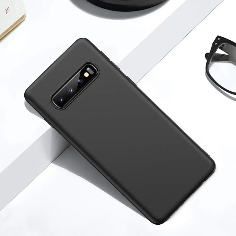 Силиконовый Ультратонкий чехол для Samsung Galaxy S10 S10E S8 S9 Plus S7 edge S7e Note 9 8 + Полностью