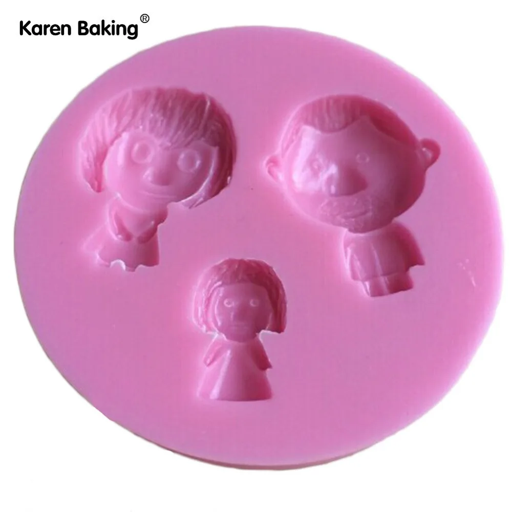 Happy One семейная форма помадка формы для торта инструменты украшения