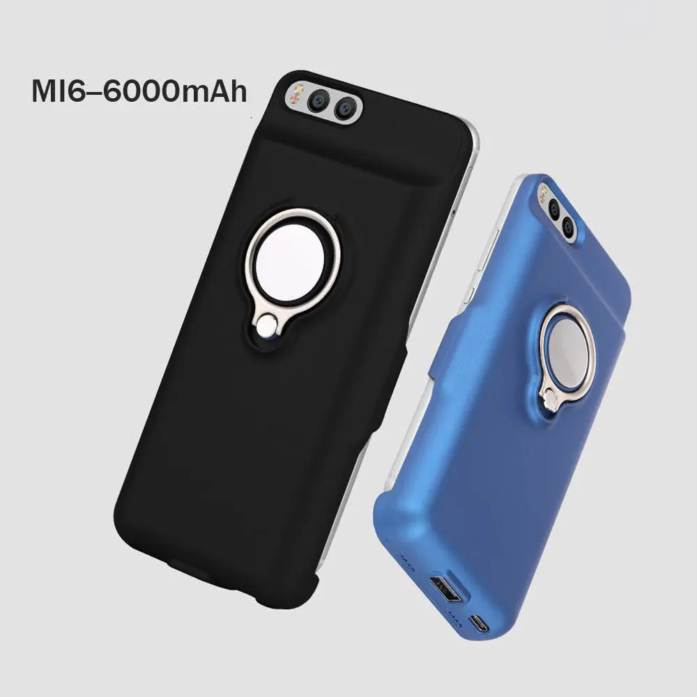 6000 мАч портативный Банк питания чехол для XIAOMI 6 зарядное устройство Крышка