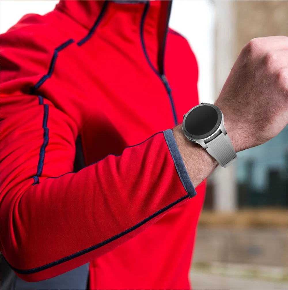 22 мм ремешок для часов для samsung galaxy Watch 46 мм gear S3 Frontier/классический спортивный силиконовый браслет для часов для huawei GT 2