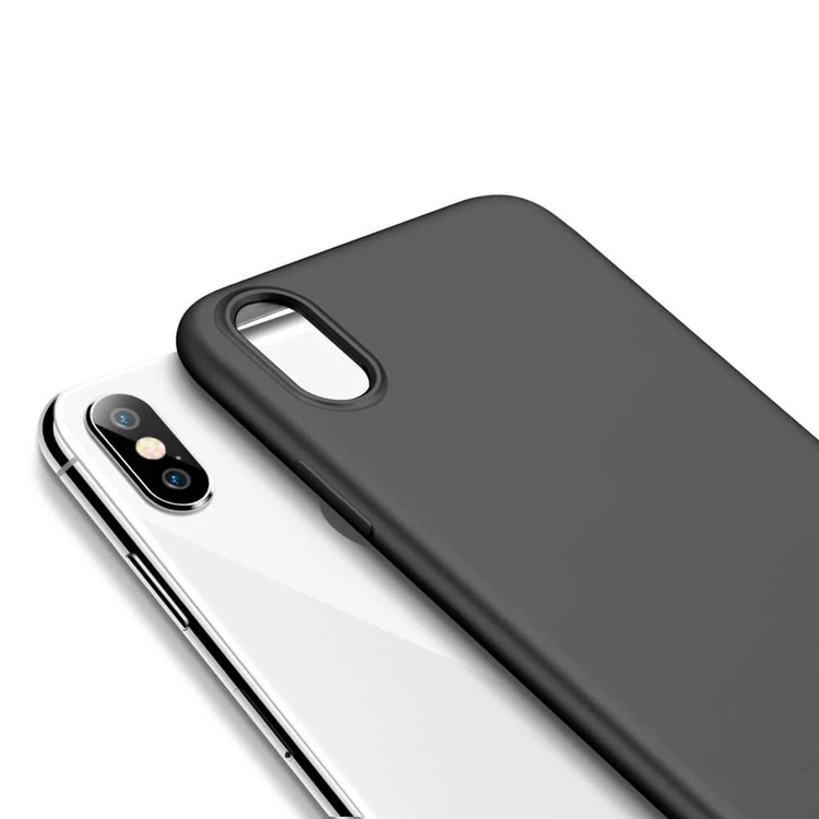 Классический рисунок эстетический Черный силиконовый чехол для телефона iPhone XS Max