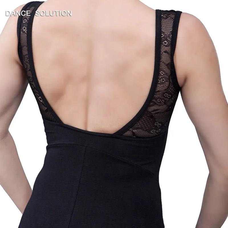 Black Cotton Lace Ballet Leotard Adult &amp Female Dance Dancewear Sleeveless-Open Back Dancing Clothes 01D0058 | Тематическая