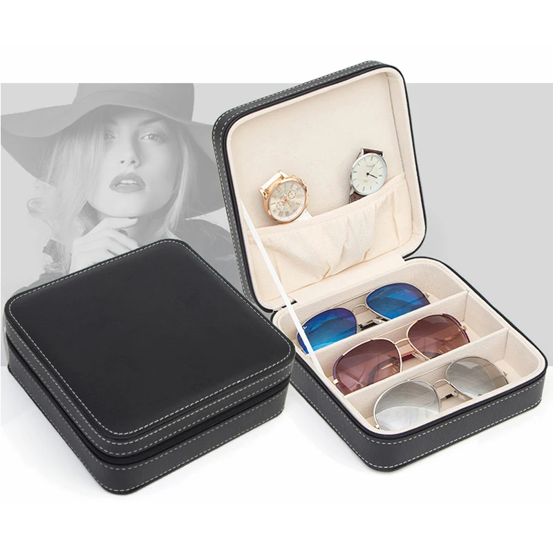 Высокое качество многофункциональные солнцезащитные очки органайзер дисплей