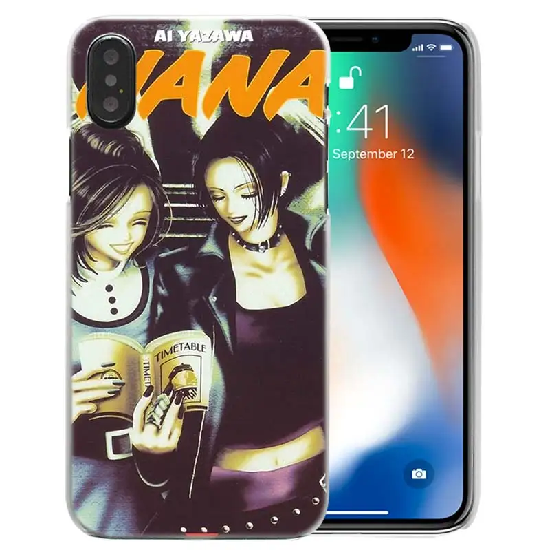 05 Чехол Nana аниме для iPhone XS Max XR X или 10 6 6S 7 7S 8 Plus 5S SE 5 4S 4 5C Жесткий пластиковый прозрачный PC Coque Capa чехол для телефона - Цвет: 05