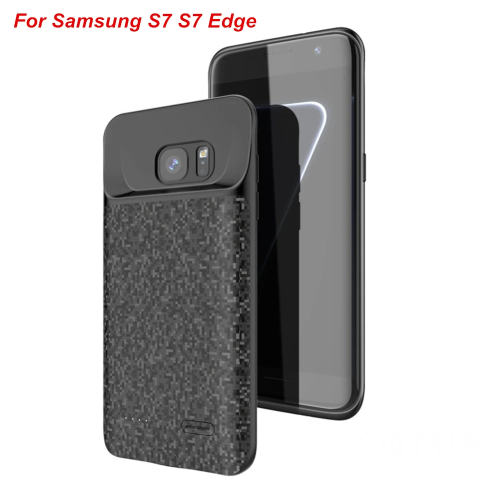 Для samsung Galaxy S7 Edge S10 S10E Plus чехол для аккумулятора мягкий с зажимом задней панели