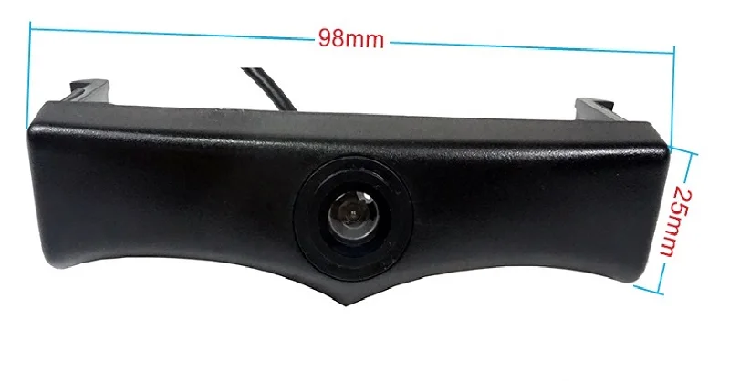 180deg CCD HD Автомобильная Передняя Марка Логотип камера для Audi A6L A4L передняя решетка камеры вид спереди надежная камера широкий угол